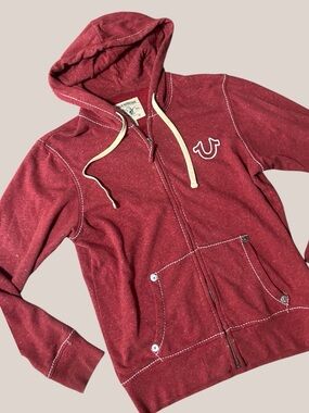 True Religion full zip hoodie